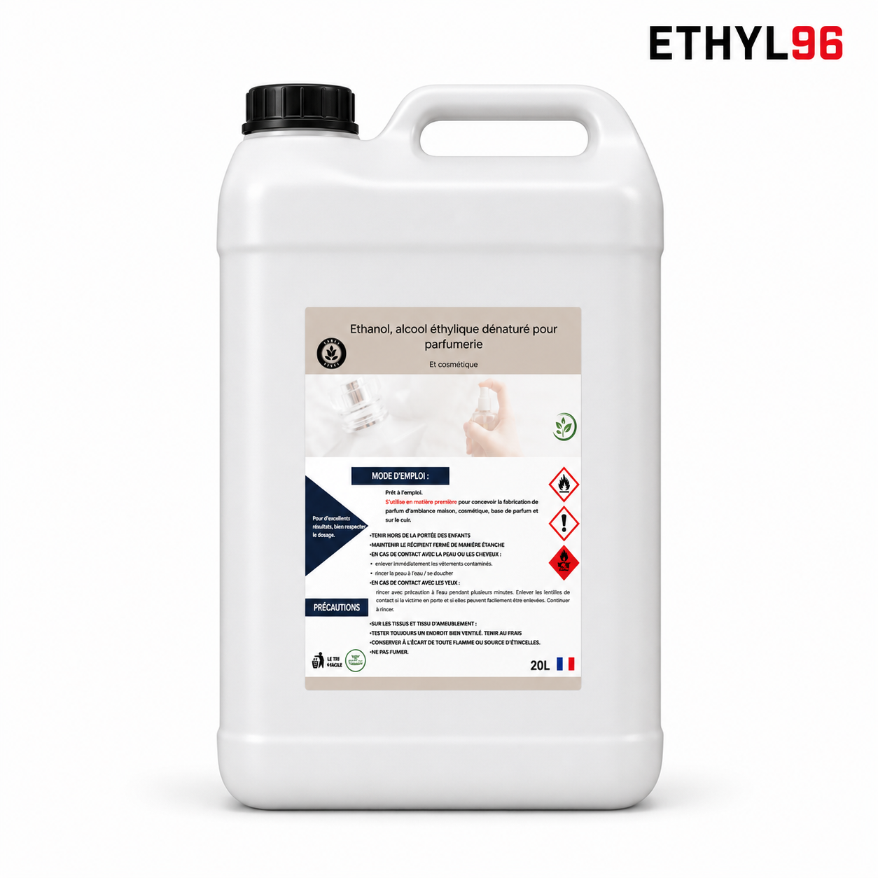 Alcool 96° Cosménol — format 20L