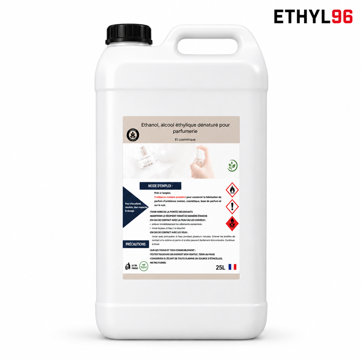 Alcool 96° Cosménol — format 25L